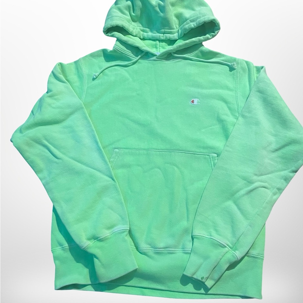 Champion Reverse Weave Women's Fluorescent Long Sleeve Hoodie‎ Size S
